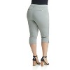 Rekucci Women's Plus Size Pull-On Mid-Rise Capri Pants with Tummy Control - 3 of 4