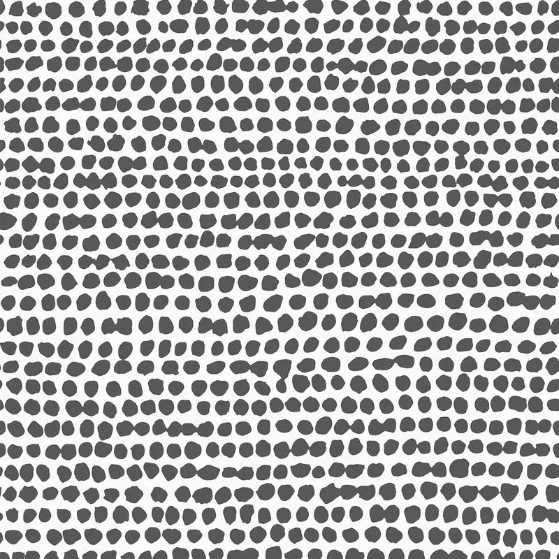 Dots Black and White Abstract Paste the Wall Wallpaper, 1 of 5