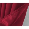 RT Designer Collection Anchorage Blackout Grommet Luxurious Modern Design Curtain Panel 54" x 95" Red - 3 of 4