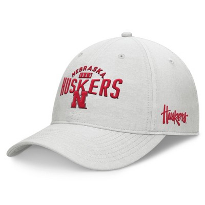 NCAA Nebraska Cornhuskers Unstructured Chambray Cotton Hat - Gray