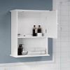 Gdrasuya10 White Kitchen Pantry Storage Cabinet Wall Mount, Hanging Kitchen  Small Pantry Wall Cabinet Organizer with Up-Flip Door Metal Kitchen