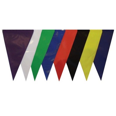 Kemp USA Swimming Pool Backstroke Flags - Vinyl Backstroke Banner Flags with Extra 5’ Polypro Line for Secure Tie Off - 12x18 Inches - Purple
