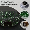 Cat Tunnel Bed Under Christmas Tree with Plush Ball Toy Playground Crinkle Collapsible Self-Luminous Flannel Fabric - 3 of 4