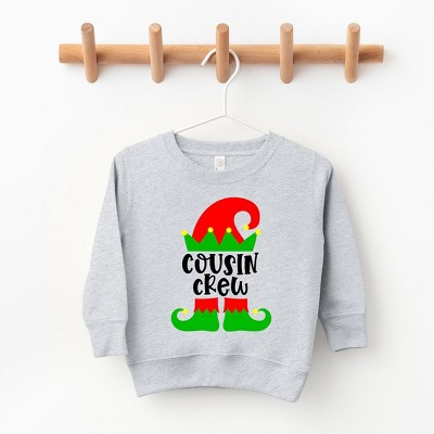 The Juniper Shop Cousin Crew Elf Toddler Graphic Sweatshirt