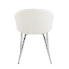 Claire Contemporary and Glam Dining Chair - LumiSource - image 2 of 4