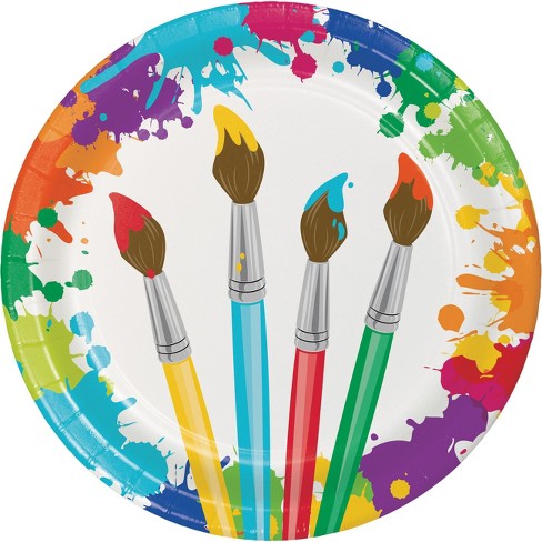 Paint Birthday Party Decorations Artist Painting Party Disposable