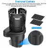 iMountek"2-in-1 Universal Car Cup Holder Expander & Organizer with Adjustable Base for Drinks & Accessories"Black - image 4 of 4