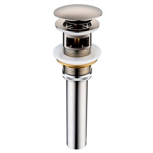 BRIGHT SHOWERS Bathroom Sink Drain with Overflow Pop-Up Drain Stopper for Vessel Sink Lavatory - 1 of 4