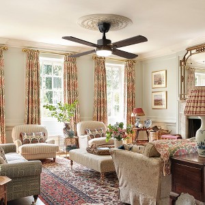 Aheaplus Modern Ceiling Fan with Dimmable Light - 1 of 4