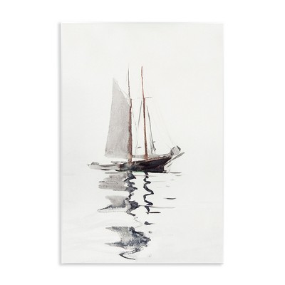 Stupell Industries Tranquil Sailboat Vessel Floating, 10" x 15"