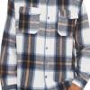 Slickblue Men's Checkered Flannel Shacket - Soft Brushed Overshirt with Pockets, Multi Colors Options, S to 3XL - 3 of 4
