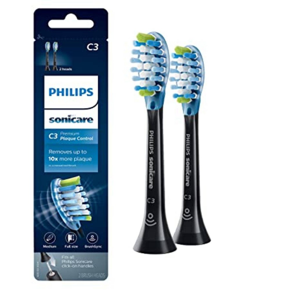 Photos - Toothbrush Head Philips Sonicare C3 Premium 2-in-1 Plaque & Whiten Brush Head - HX9042/95 