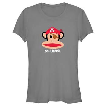 Juniors Womens Paul Frank Halloween Julius the Monkey Pirate T-Shirt