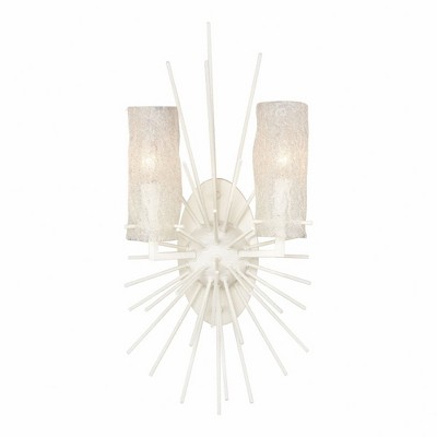 Elk Home Sea Urchin 2 - Light Wall Light in  White Coral