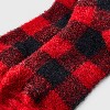 Women's Buffalo Plaid Cozy Crew Socks - Auden™ 4-10 - image 3 of 3