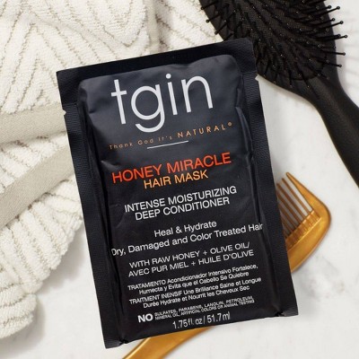 TGIN Honey Miracle Hair Mask Packet - 1.75 fl oz