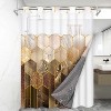 LunaLulinlk Hookless Shower Curtain with Snap in Liner - 3 of 4