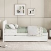 ALEXOUN Platform Bed Frame with Headboard,Wood Bed Frame with Wood Slats Support,for Bedroom Apartment - 3 of 4