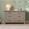 Child Craft 6-Drawer Denman Double Dresser for Nursery or Bedroom, Anti-Tip Kit Included to Prevent Tipping, Non-Toxic, Baby Safe Finish - 2 of 4