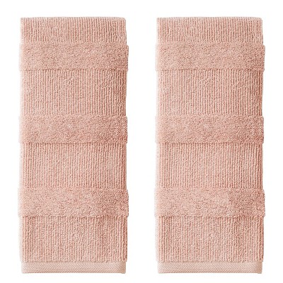 2pk Efrie Hand Towel Set Blush - SKL Home