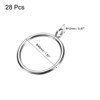 Unique Bargains Metal Electroplating Curtain Rod Accessory Curtain Ring 28 Pcs - 2 of 4