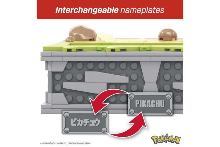 Mega Brands - MEGA Brands - Pokemon Motion Pikachu, 1092 Piece Building Toy Set, 5 of 6