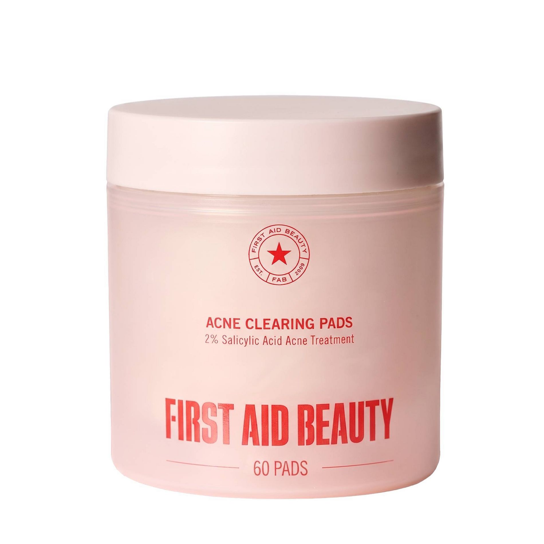 FIRST AID BEAUTY Daily Acne Clearing Pads 2% Salicylic Acid - 60ct - Beauty Studio