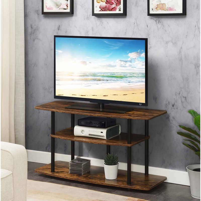 Designs2Go 3 Tier Wide TV Stand for TVs up to 43" - Breighton Home, 3 of 8