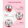 VEVOR Electric Cotton Candy Machine, 1000W Commercial Candy Floss Maker with 20.5 in Stainless Steel Bowl, Sugar Scoop, and Drawer, Red - 4 of 4