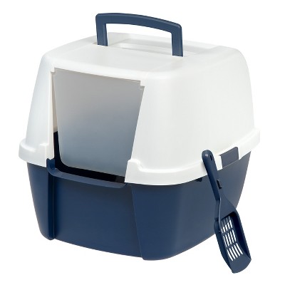 Disposable litter outlet box target