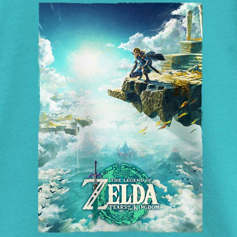 Girl's Nintendo The Legend of Zelda: Tears of the Kingdom Game Poster T-Shirt, 2 of 5