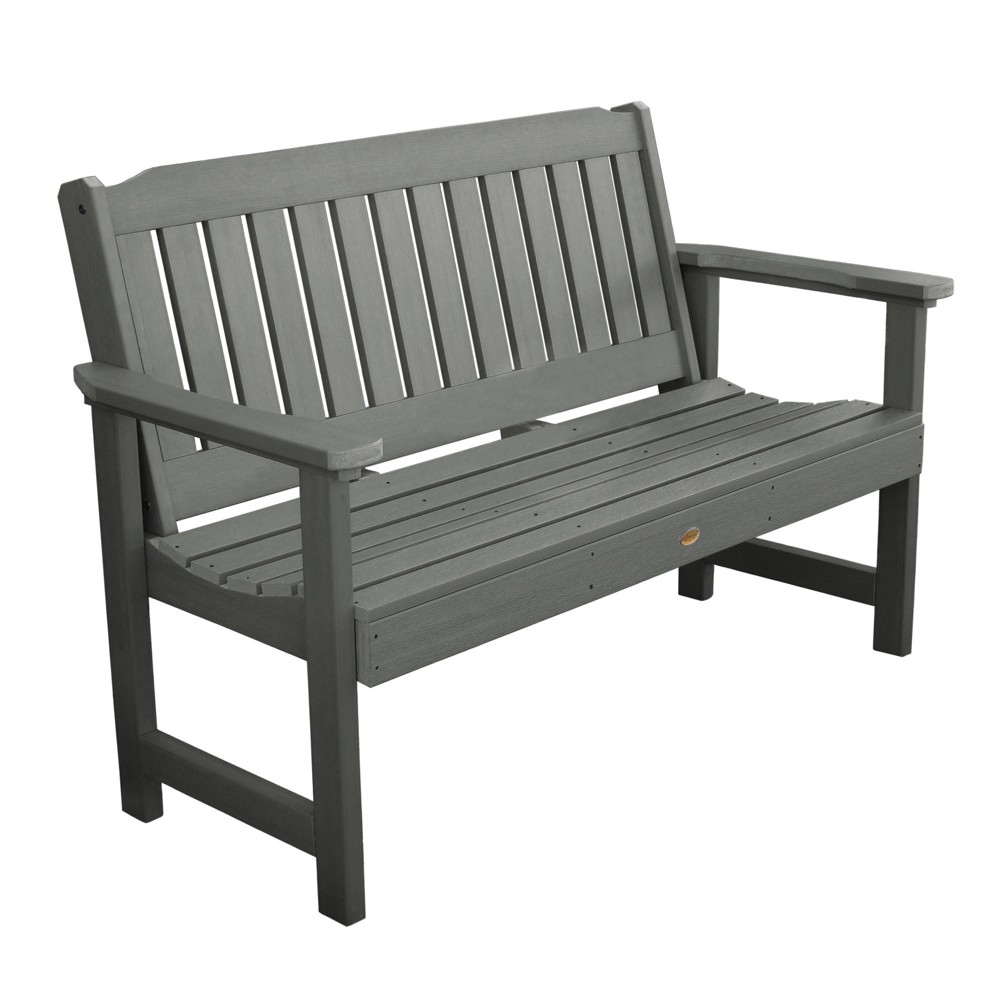 4′ Lehigh Garden Bench Coastal Teak Gray – highwood  – Patio​