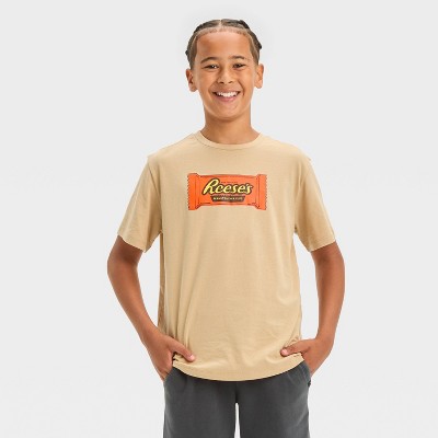 Boys' Short Sleeve Reese's Graphic T-shirt - Art Class™ Tan