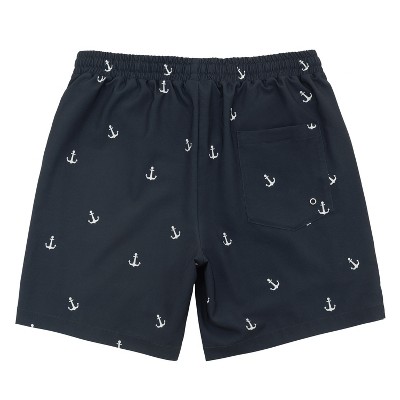 Мужские шорты Rokka&Rolla Men's 7'' Stretch Swim Shorts with Compression Liner-Navy Ankor, size Medium — фото 3