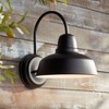 John Timberland Rustic Industrial Farmhouse Outdoor Barn Light Fixture Black Gooseneck Arm 13" for Exterior Barn Deck House Porch Yard Patio Outside - 2 of 4