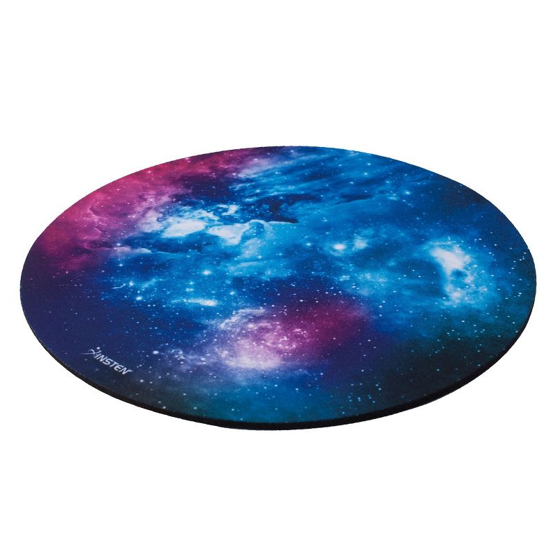Insten Round Mouse Pad Galaxy Space Nebula Design, Non Slip Rubber Base, Smooth Surface Mat, For Home Office Gaming (7.9" x 7.9"), 4 of 10
