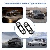 Itopfox 12PC Quick Release Bumper Clips for Front & Rear Bumpers Trunks Fenders Hatches, Hoods - Durable Aluminum Alloy with Custom NBR Rubber Rings - 2 of 4