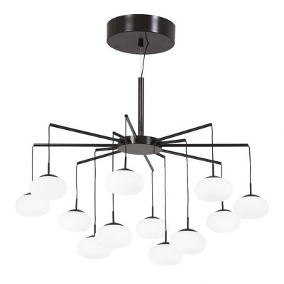 George Kovacs Lighting Georges Web 1 - Light Chandelier in  Bronze/Gold Dust
