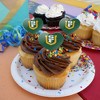 University of San Francisco Primary Logo Heart Love Cupcake Picks Toppers Decoration Set of 6 - 4 of 4