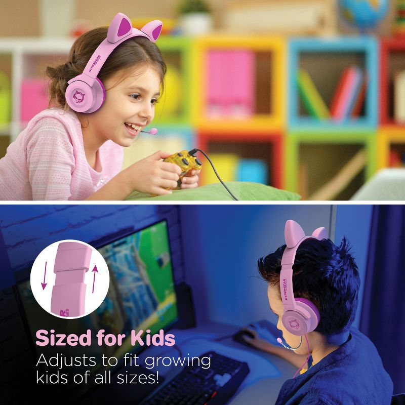 HyperGear® Kombat Kitty Gaming Headset for Kids, 5 of 11