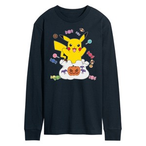 Men's - Pokémon - Gotta Eat Em All Long Sleeve Graphic T-Shirt - 1 of 4