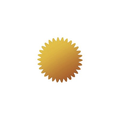 Great Papers! Gold Foil Value Certificate Seals 100/Pack (949351)