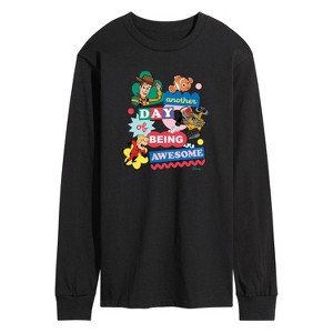 Men's - Disney - Another Day Of Being Awesome Long Sleeve Graphic T-Shirt - 1 of 4