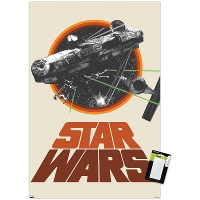 Trends International Star Wars: Power Of The Force - Battle Unframed Wall Poster Print White Mounts Bundle 14.725" x 22.375"