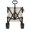CAVINAS Foldable Wagon Cart, All-Terrain Shopping Cart with Extended Tailgate, Weatherproof Wagon for Camping, Shopping - 4 of 4
