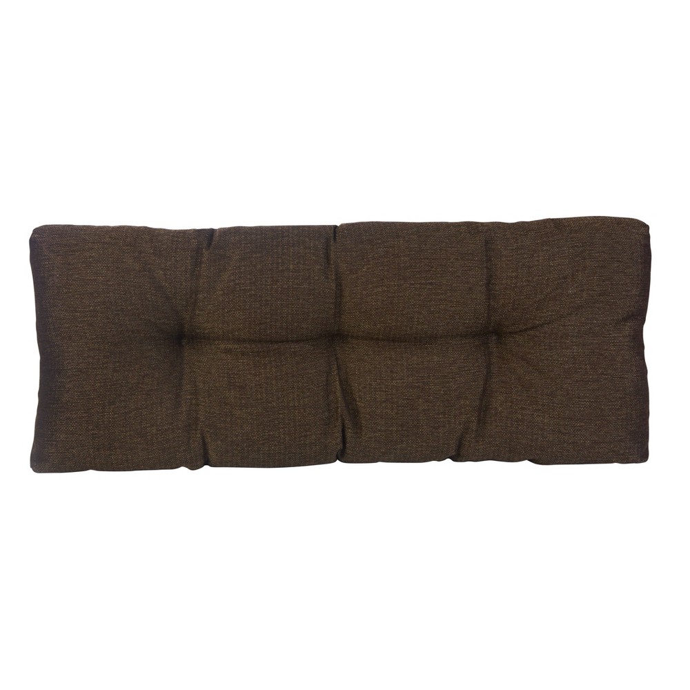 Photos - Pillow Gripper 35" Tufted Omega Universal Bench Cushion Chesnut Cheenut