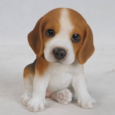 6" Polyresin Beagle Puppy Statue Brown/White - Hi-Line Gift