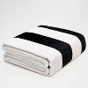 Super Soft Black and White Pattern Flannel Bed Blankets - NTBAY - image 3 of 4