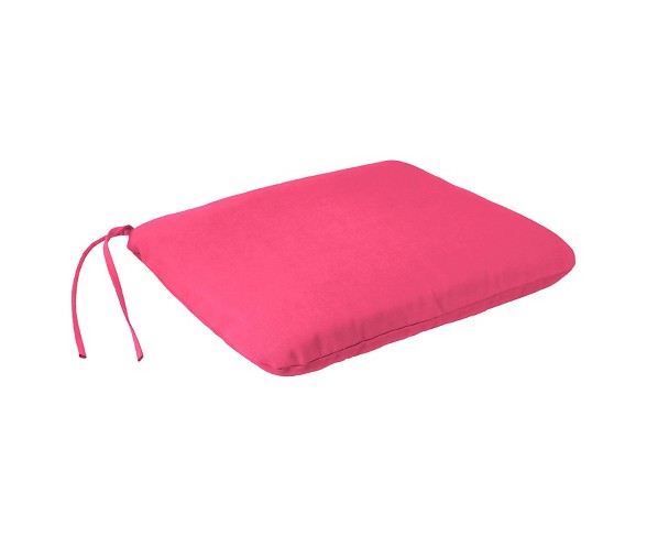 Jordan Square Dining Seat Pad - Hot Pink