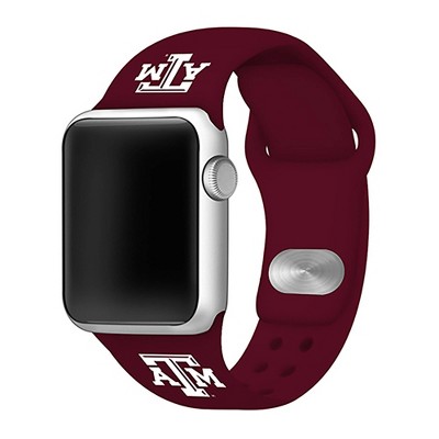 NCAA Texas A&M Aggies Silicone Apple Watch Band 38mm